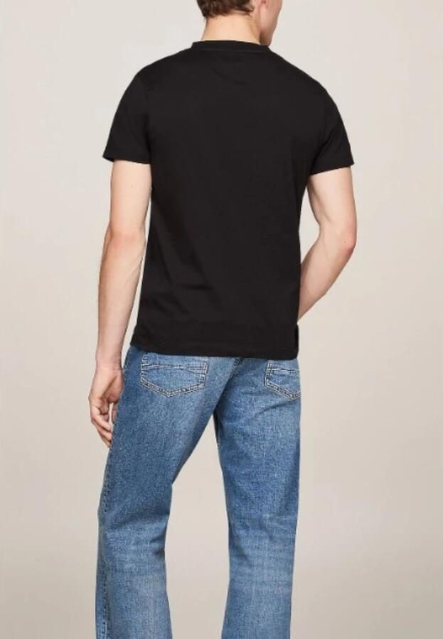 Tommy Hilfiger Heren RWB Arch Grafisch T-shirt Black Heren - Foto 3