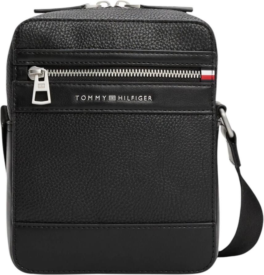 Tommy Hilfiger Schoudertas TH CENTRAL MINI REPORTER heren schoudertas met ritsvoorkantvak - Foto 3