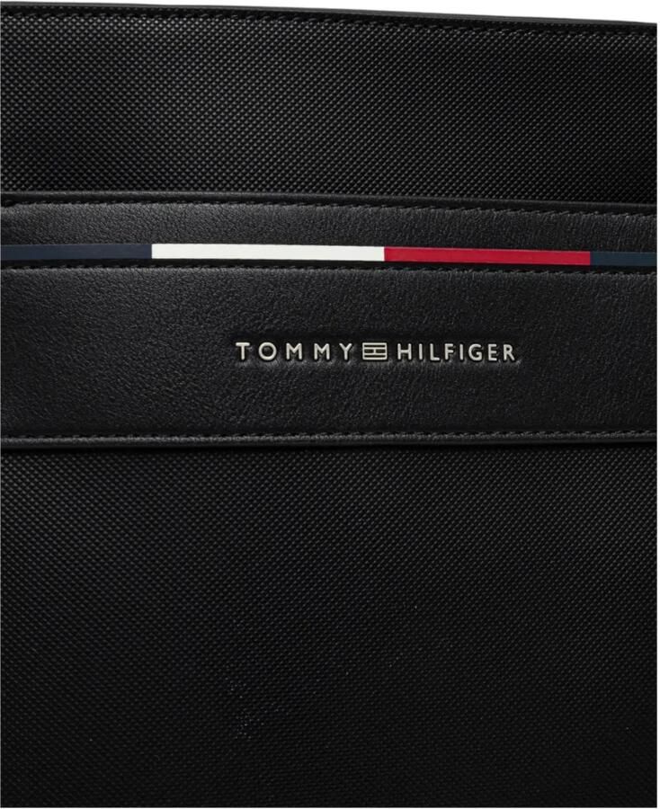 Tommy Hilfiger Heren Schoudertas Collectie in Polyurethaan Black Heren