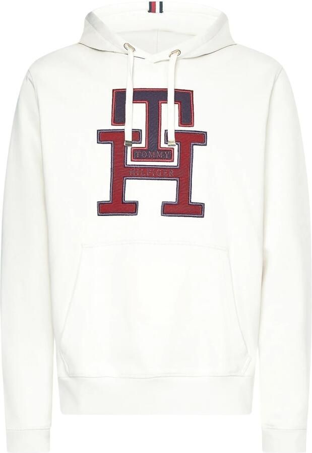 Tommy Hilfiger Hoodie met labelstitching model 'LUX MONOGRAM HOODY'