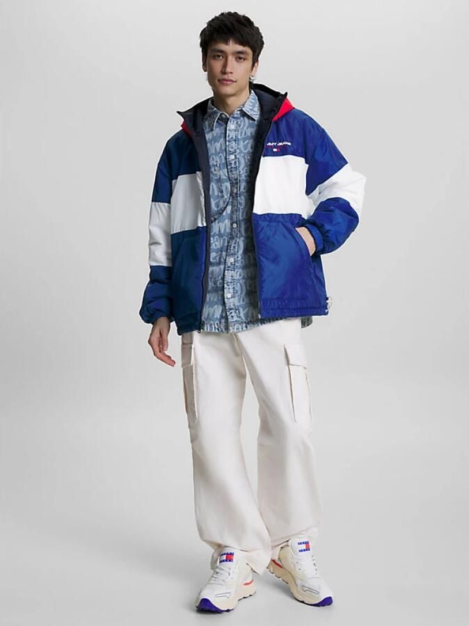 Tommy Hilfiger Heren Tjm Omkeerbare Gewatteerde Jas Tommy Jeans Blue Heren - Foto 4