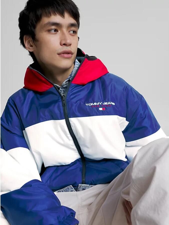 Tommy Hilfiger Heren Tjm Omkeerbare Gewatteerde Jas Tommy Jeans Blue Heren