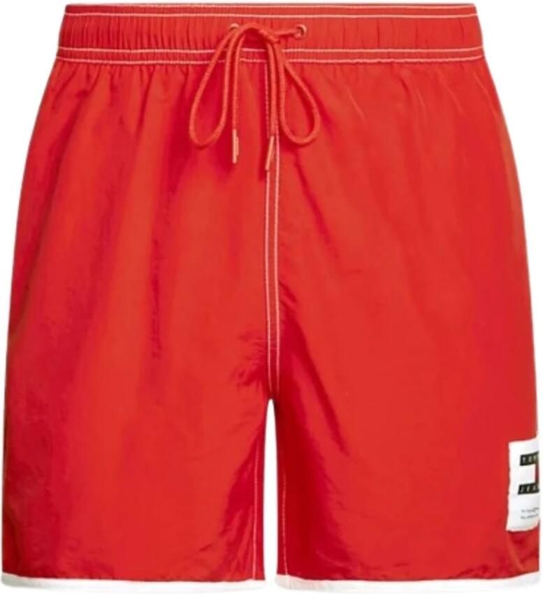 Tommy Hilfiger Swimwear Zwemshort SF MEDIUM DRAWSTRING met contrastkleurige details