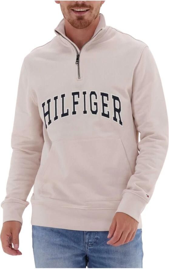 Tommy Hilfiger Heren Truien Vesten Hilfiger Arch Casual Mockneck White Heren - Foto 5