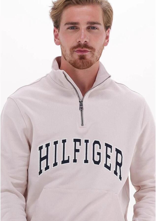 Tommy Hilfiger Heren Truien Vesten Hilfiger Arch Casual Mockneck White Heren - Foto 3