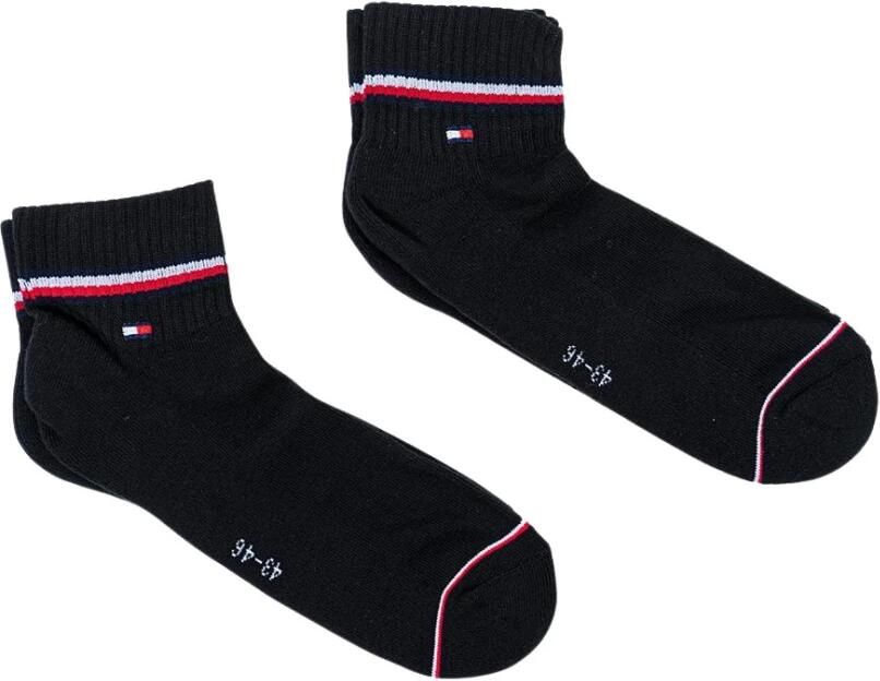 Tommy Hilfiger Sokken Essential 2-Pack Crew sokken voor heren zwart