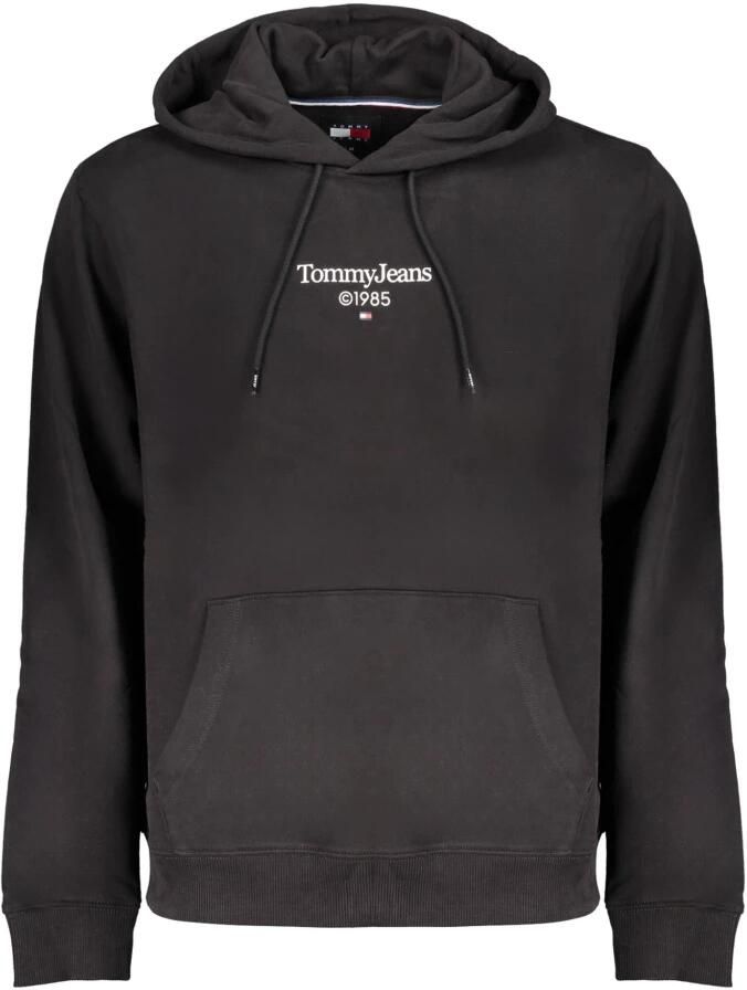 Tommy Hilfiger Hoodie Zwart Lange Mouw Logo Black Heren