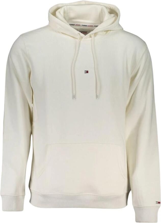 Tommy Hilfiger Comfortabele Trui met Verstelbare Capuchon en Voorzak White Heren - Foto 2