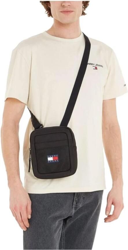 Tommy Hilfiger Hybrid Reporter Tas Black Heren - Foto 2
