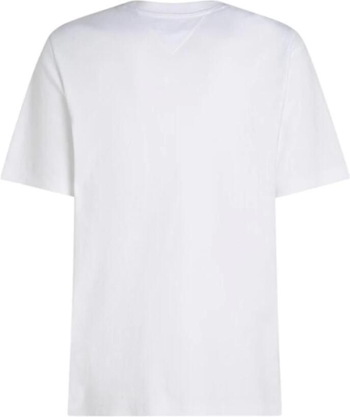 Tommy Hilfiger Interlock Gebreide Geribbelde Kraag T-Shirt White Heren - Foto 7