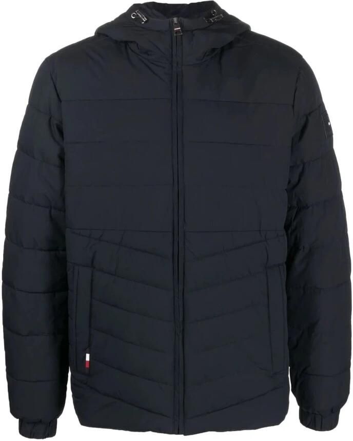 Tommy Hilfiger Gewatteerd jack met capuchon model 'BRANDED HOODED JACKET'
