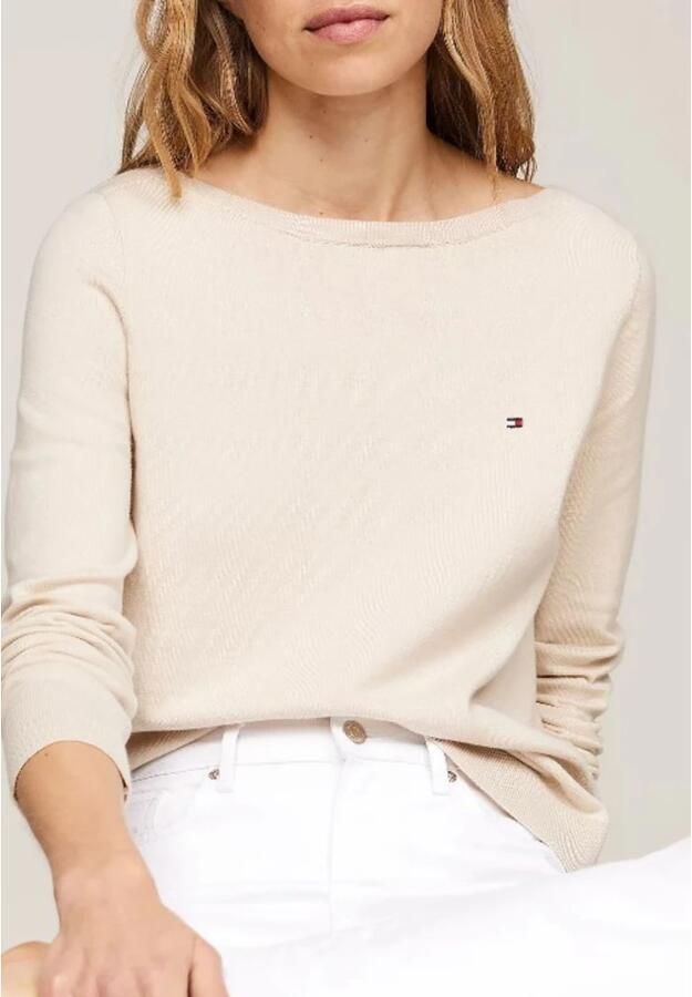 Tommy Hilfiger Trui met ronde hals PIMA ORG CTN CASHMERE CREW NECK - Foto 4