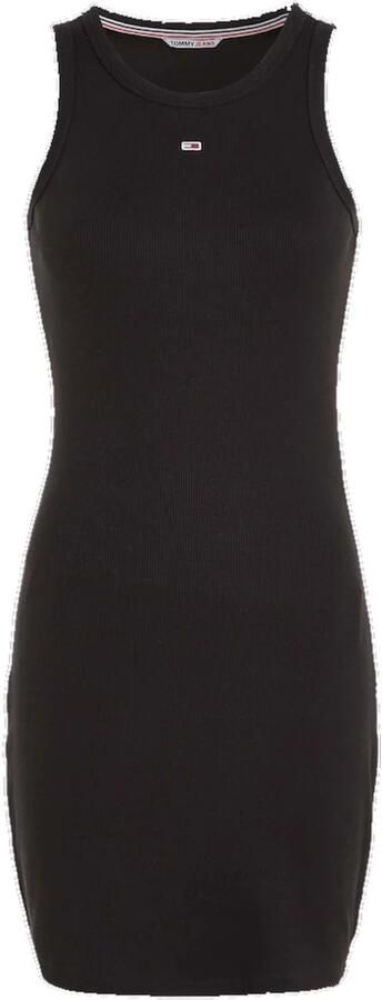 TOMMY JEANS Body TJW ESSENTIAL RIB TANK BODYCON met een ronde hals