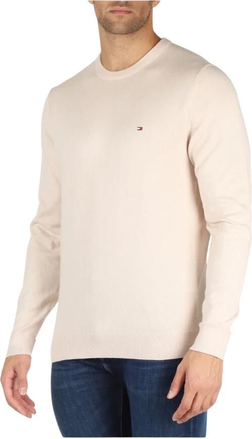 TOMMY HILFIGER Heren Truien & Vesten Pima Org Ctn Cashmere Crew Neck Beige - Foto 2