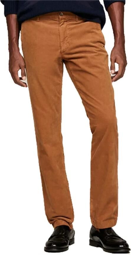 Tommy Hilfiger Corduroy broek met logostitching model 'DENTON'