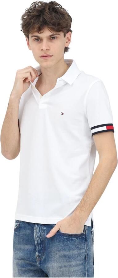 Tommy Hilfiger Klassiek wit poloshirt White Heren - Foto 3