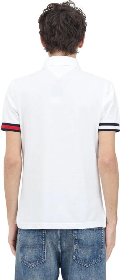 Tommy Hilfiger Klassiek wit poloshirt White Heren