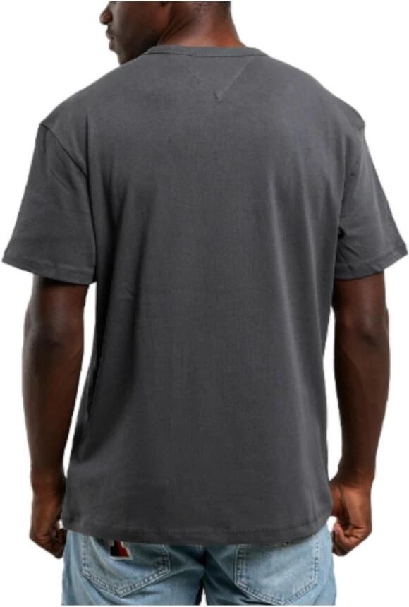 TOMMY JEANS Heren Polo's & T-shirts Tjm Reg Badge Tee Ex Antraciet - Foto 2
