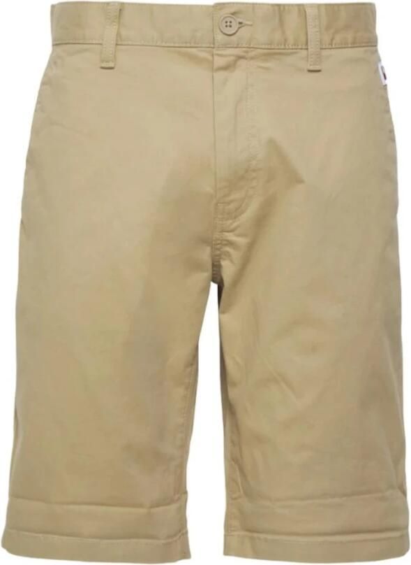 Tommy Hilfiger Beige Heren Shorts Slim Fit Geborduurd Beige Heren - Foto 4