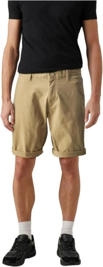 Tommy Hilfiger Beige Heren Shorts Slim Fit Geborduurd Beige Heren - Foto 2