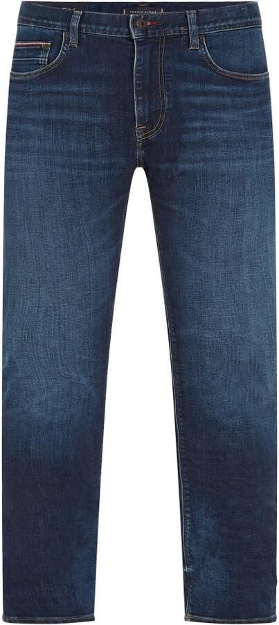 TOMMY HILFIGER Heren Jeans Slim Bleecker Pstr Tino Ind Donkerblauw - Foto 9