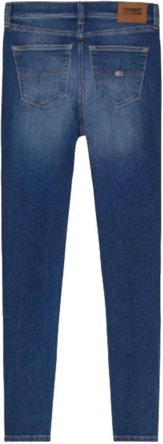 Tommy Hilfiger Skinny Gewassen Jeans met Knoopsluiting Blue Dames - Foto 2