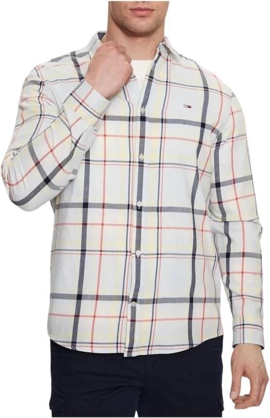 Tommy Hilfiger Klassieke Essentiële Overhemd Tommy Jeans Blue Heren - Foto 3