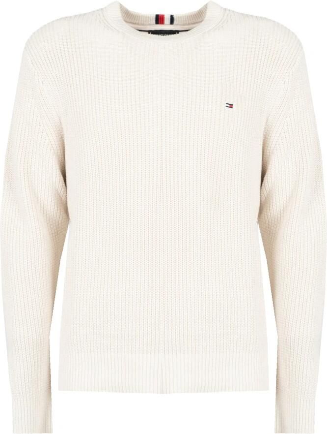 TOMMY HILFIGER Heren Truien & Vesten Rib Texture Crew Neck Beige - Foto 5