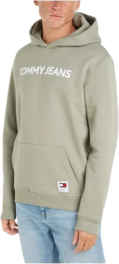 TOMMY JEANS Heren Truien & Vesten Tjm Reg Bold Classics Hoodie Ext Groen - Foto 3
