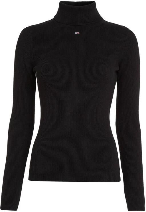 Tommy Hilfiger Zwarte Truien voor een Stijlvolle en Comfortabele Garderobe Black Dames - Foto 4