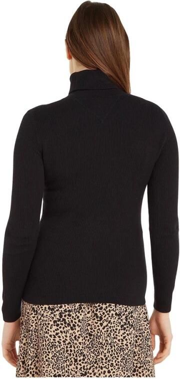 Tommy Hilfiger Zwarte Truien voor een Stijlvolle en Comfortabele Garderobe Black Dames - Foto 3