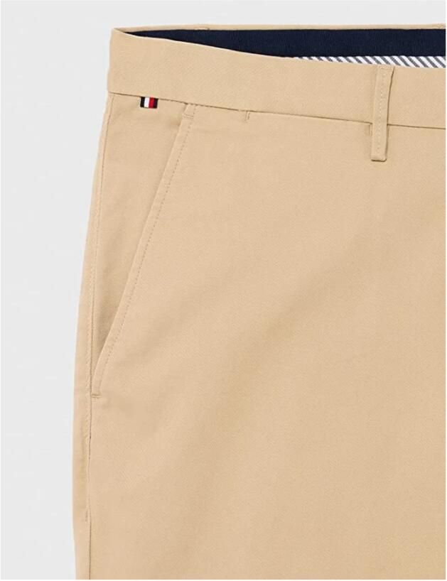 Tommy Hilfiger straight fit chino CORE DENTON 1985 met katoen batique khaki - Foto 11