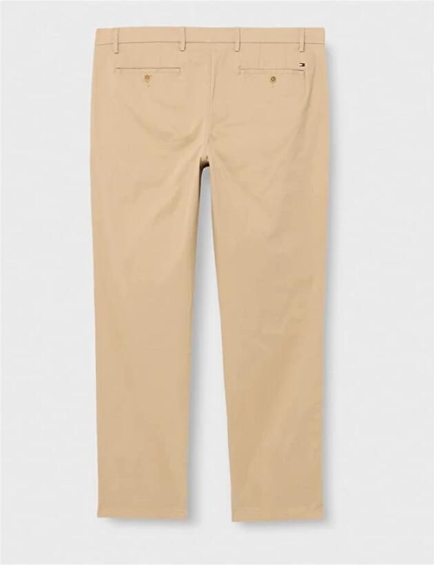 Tommy Hilfiger straight fit chino CORE DENTON 1985 met katoen batique khaki - Foto 8