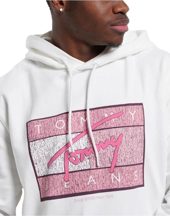 Tommy Hilfiger Klassieke Vlag Sweater White Heren