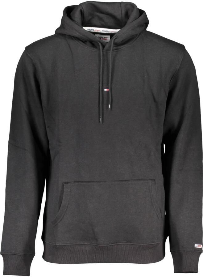 Tommy Hilfiger Zwart Katoenen Hoodie Sweatshirt Mannen Black Heren