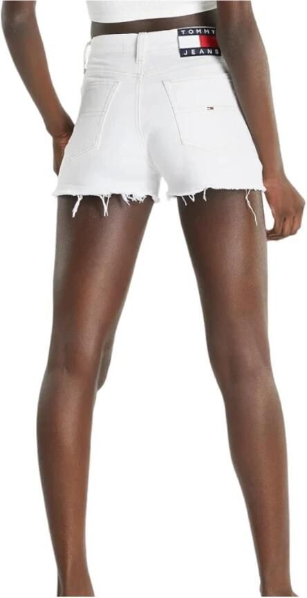 Tommy Hilfiger Korte Blanco Hot Pant Tommy Jeans White Dames - Foto 5