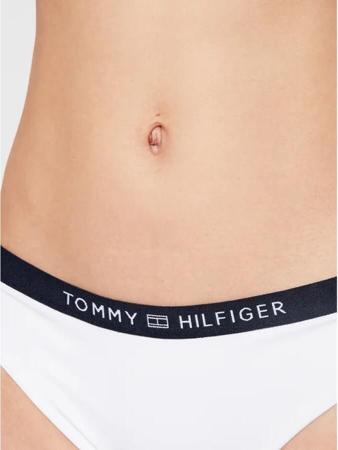 Tommy Hilfiger Kostuum Glijbanen Uw0Uw02710 YBR White Dames - Foto 3