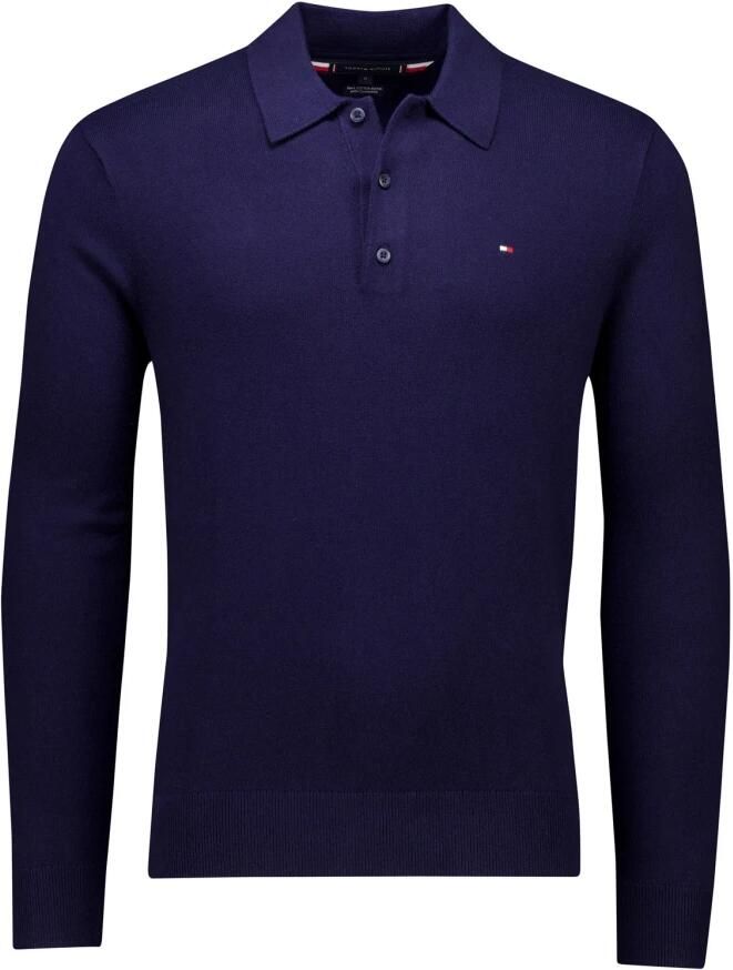 Tommy Hilfiger Trui met polokraag PIMA ORG CTN CASHMERE LS POLO - Foto 9