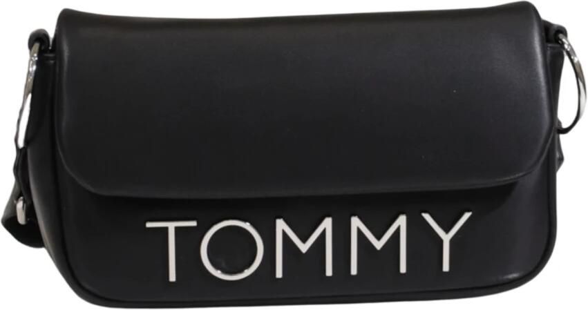 Tommy Hilfiger Zwarte Polyurethaan Handtas Vrouwen Herfst Winter Black Dames - Foto 5