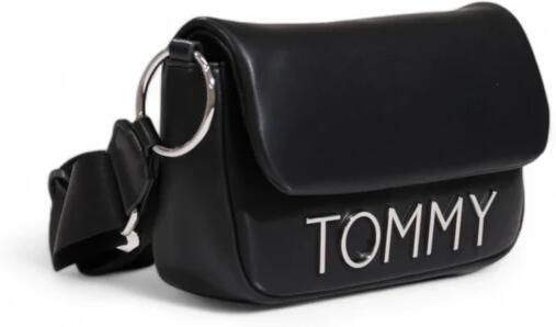Tommy Hilfiger Zwarte Polyurethaan Handtas Vrouwen Herfst Winter Black Dames - Foto 3