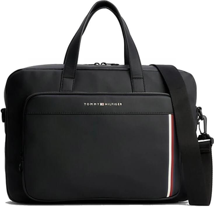 Tommy Hilfiger Messenger Bag TH PIQUE PU SLIM COMPUTER BAG - Foto 5