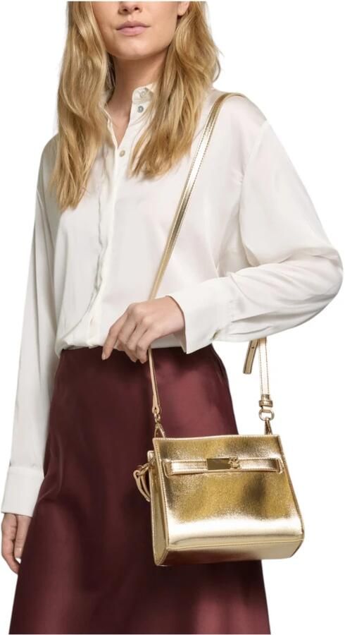 Tommy Hilfiger Gouden Polyethyleen Handtas Damescollectie Yellow Dames - Foto 7