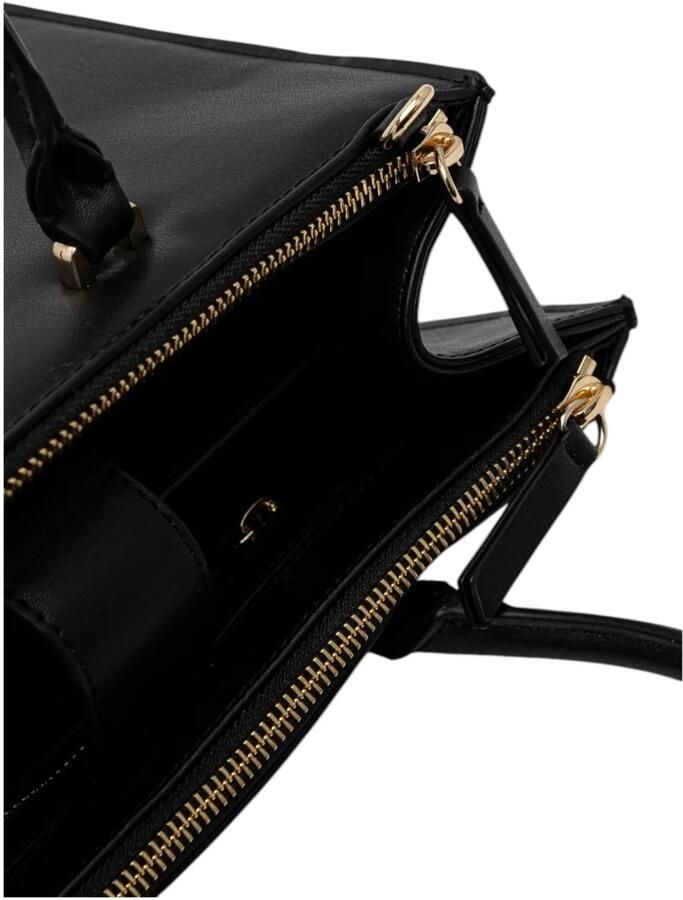 Tommy Hilfiger Zwarte Polyethyleen Handtas Lente Zomer Collectie Black Dames