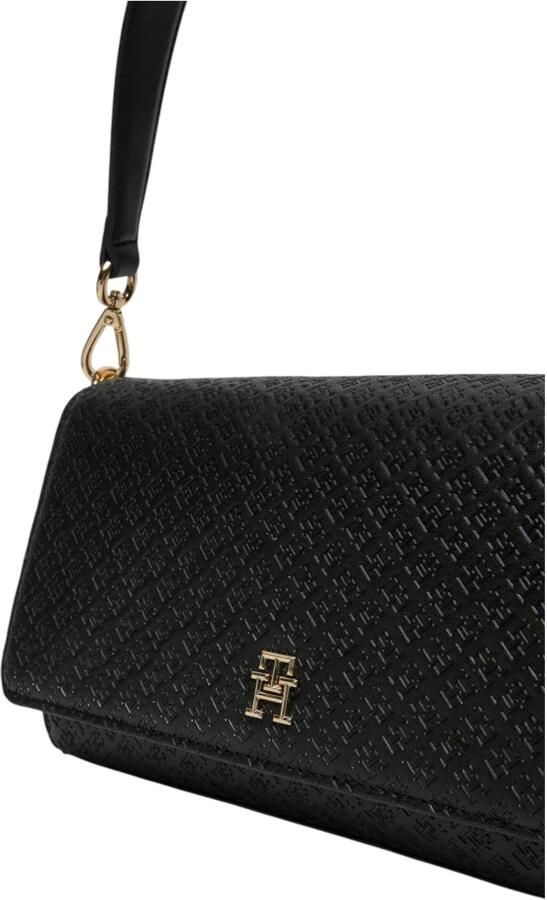 Tommy Hilfiger Lente Zomer Dames Middelgrote Tassen Collectie Black Dames - Foto 4