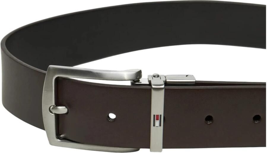 Tommy Hilfiger Klassieke Zwarte Leren Riem voor Mannen Black Heren - Foto 2
