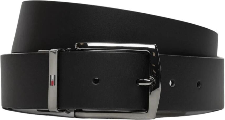 Tommy Hilfiger Leren Herenriem Herfst Winter Collectie Black Heren - Foto 3