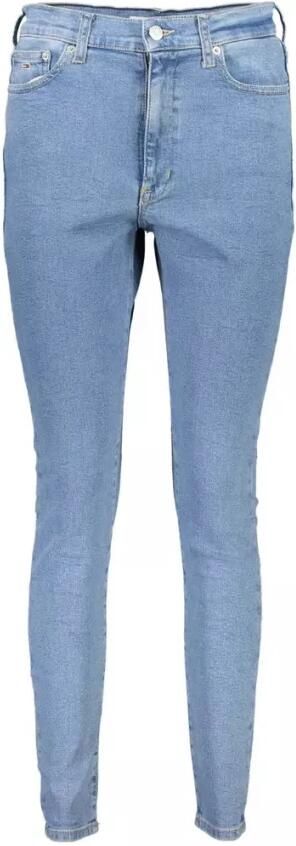 TOMMY JEANS Skinny fit Jeans SYLVIA HR SSKN CG4 met logo badge en label vlaggen