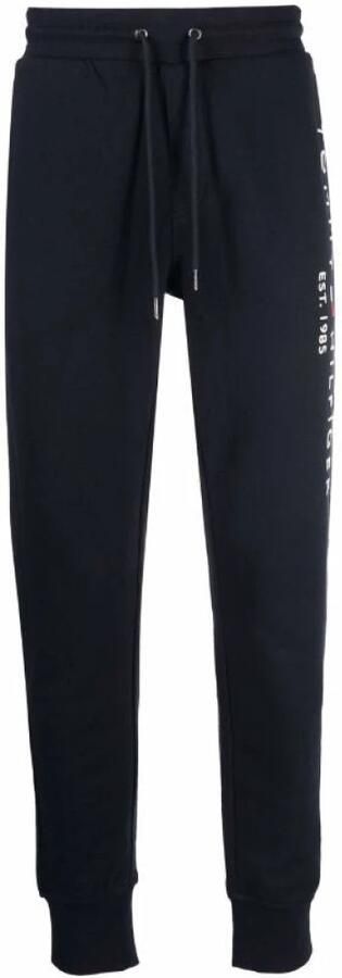 Tommy Hilfiger Heren Elastische Joggers met Geborduurd Logo Blauw Heren - Foto 5