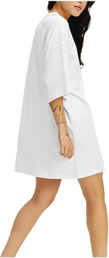 Tommy Hilfiger Dress-Camiseta-logo oversized Wit Dames - Foto 3