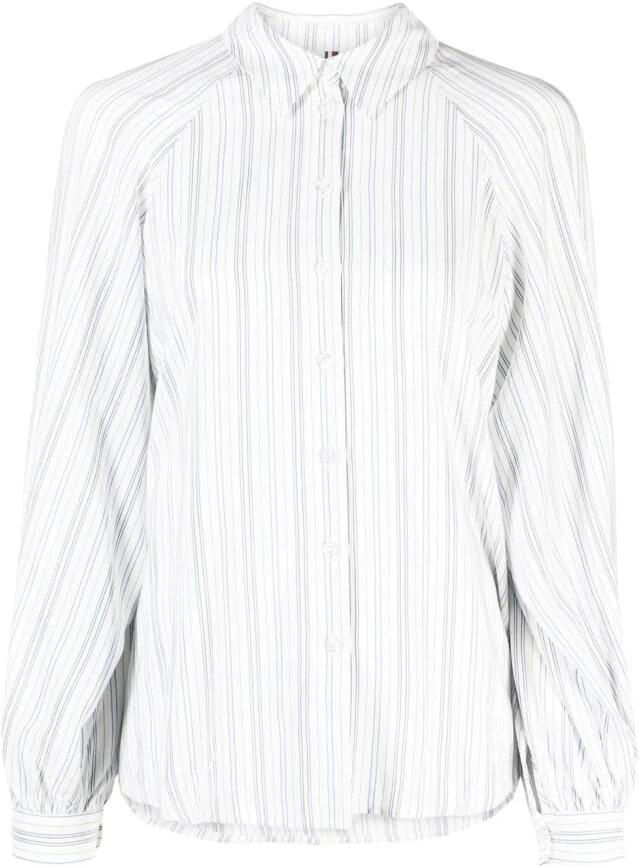 Tommy Hilfiger Gestreept Raglan Shirt voor Vrouwen White Dames - Foto 6